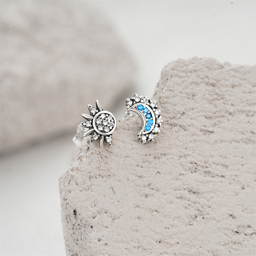 Earrings star and on sale moon