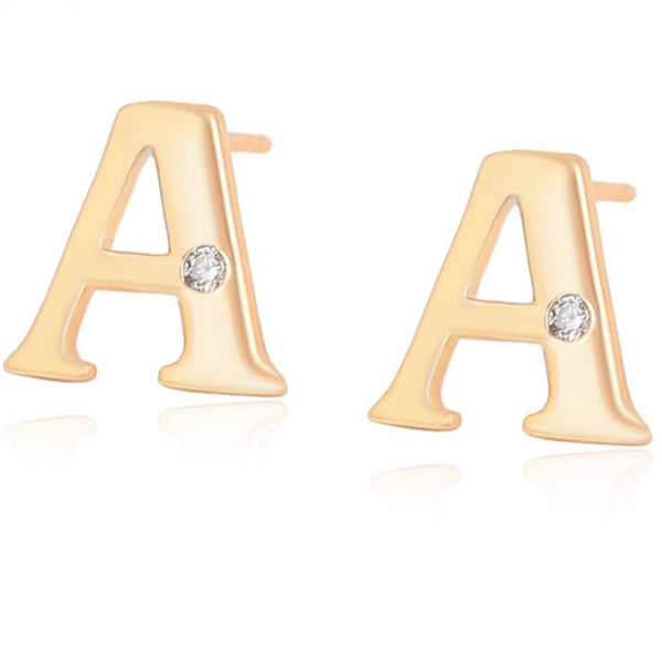 Letter Stud Earrings HNS Studio Canada