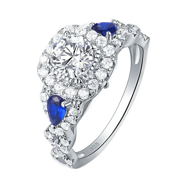 Sterling Silver Women's Wedding Ring Set HNS Studio Canada