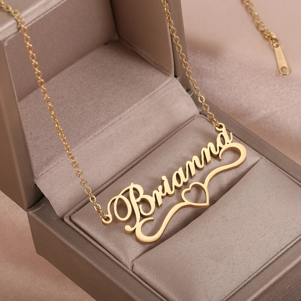 Name necklace gold sales for men