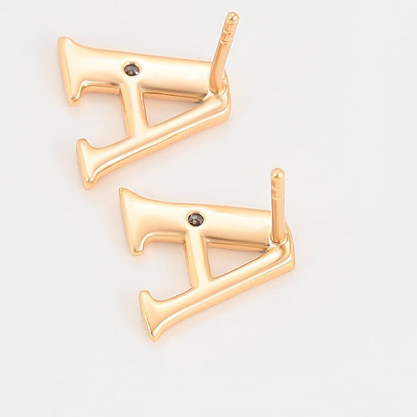 Letter Stud Earrings HNS Studio Canada