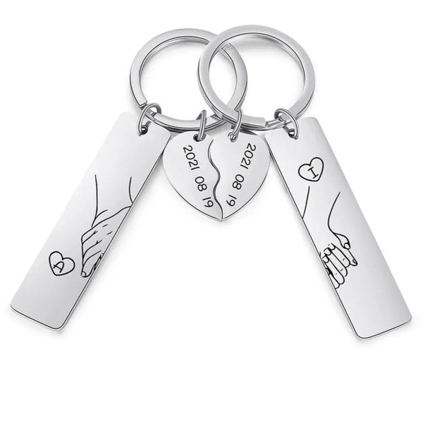Custom Couple Keychain Set HNS Studio Canada