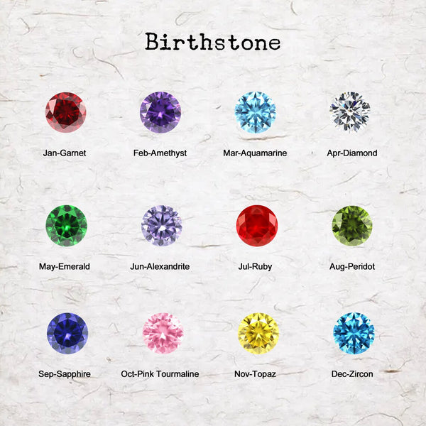 Butteryfly Name Ring with Birthstone HNS Studio Canada