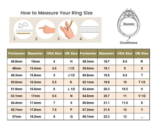 Emerald Cut 2.0 Carat 925 Sterling Silver Ring-Set of 2 HNS Studio Canada