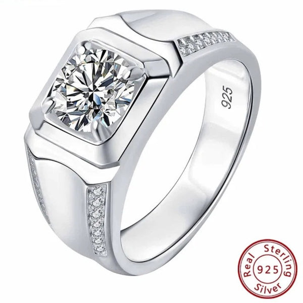 Men's Moissanite Ring
