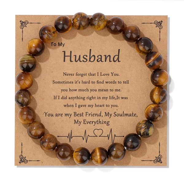 Rose Quartz Beads Bracelets For Wife and Husband HNS Studio Canada 