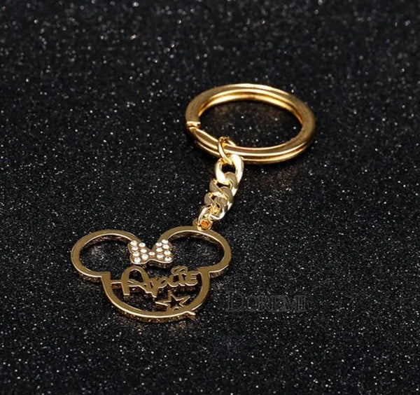 Personalized Minnie Mouse Name Keychain HNs Studio Canada