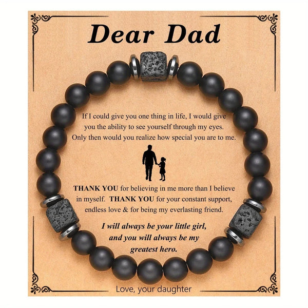 Lava Stone Bracelet,8mm Beads For My Son HNS Studio Canada