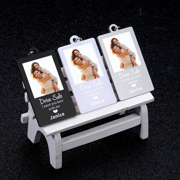 Custom Keychain with Picture and Message