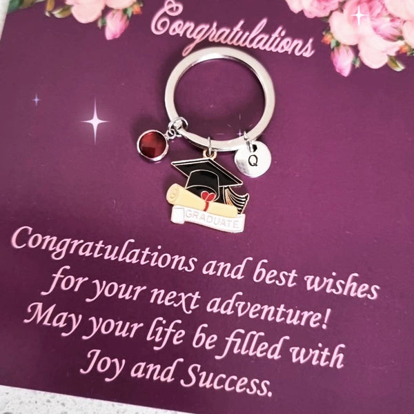 Personalized Graduation Keychain