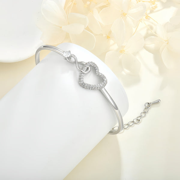 To My Daughter – Infinity Heart Bracelet | Meaningful Gift for Daughter | Forever Linked Together