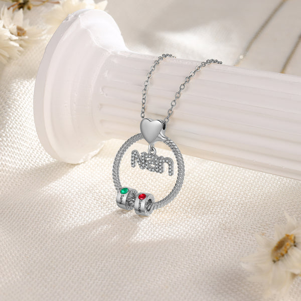 Personalized Family Name Necklace for Nan HNS Studio Canada