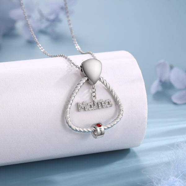 Personalized Mama Necklaces with Names & Birthstones
