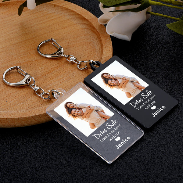 Custom Keychain with Picture and Message