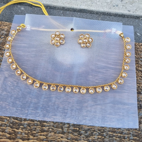 Petite Kundan Polki Necklace HNS Studio Canada
