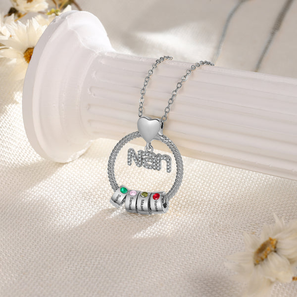 Personalized Family Name Necklace for Nan HNS Studio Canada
