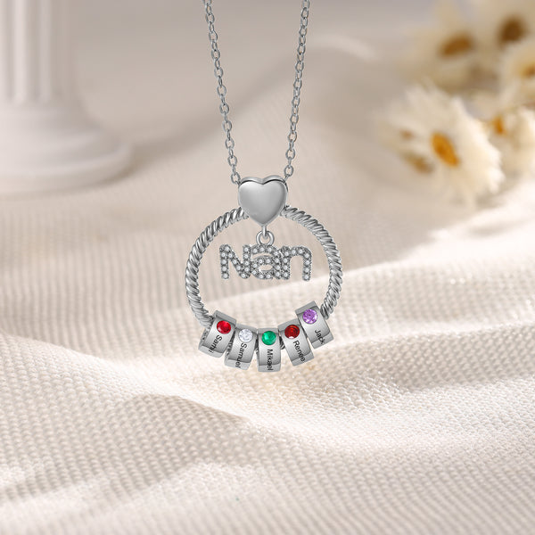 Personalized Family Name Necklace for Nan HNS Studio Canada