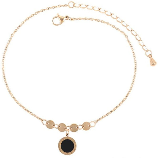Rose Gold Love Anklet HNS Studio Canada