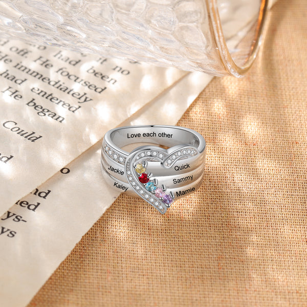 Family Ring Sterling Silver HNS Studio Canada