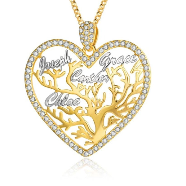 Tree of Life Names Necklace HNS Studio Canada