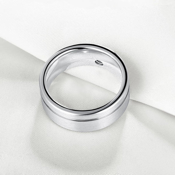 Men's Tungsten Wedding Band-HNS Studio