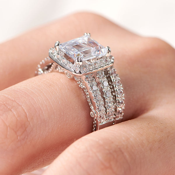 Emerald Cut Engagement Rings HNS Studio Canada
