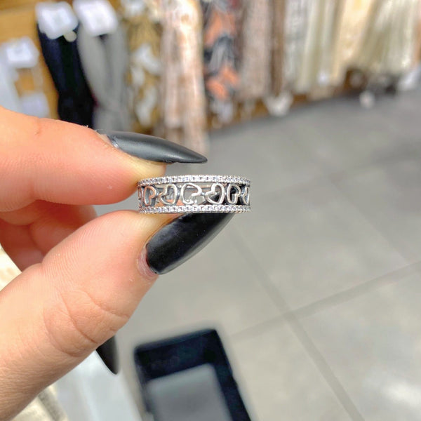 Sterling Silver Heart Ring HNS Studio Canada