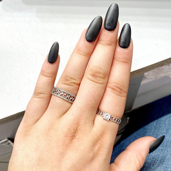 Sterling Silver Heart Ring HNS Studio Canada