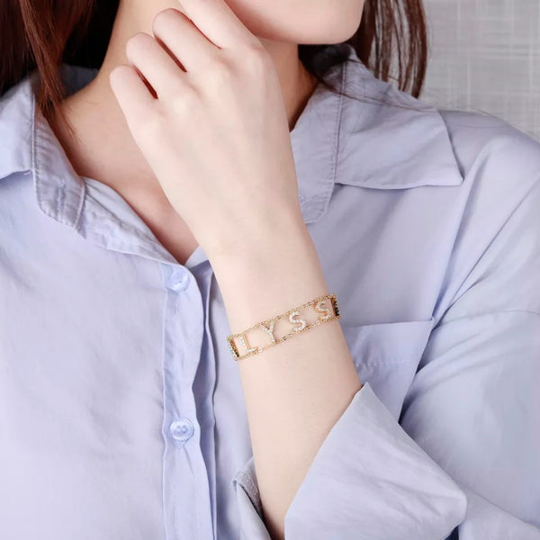 Personalized Name Bracelet HNS Studio Canada