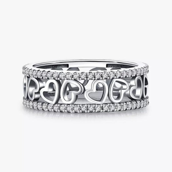 Sterling Silver Heart Ring HNS Studio Canada