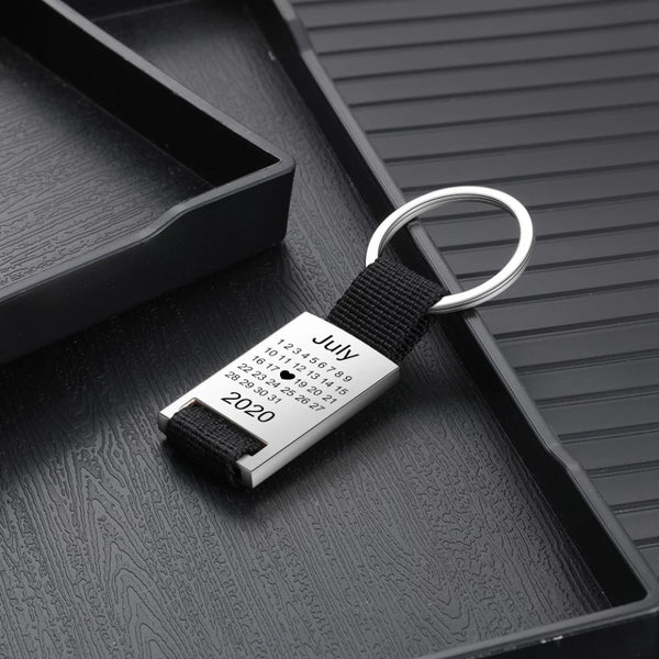 Personalized Calendar Keychain HNS Studio Canada