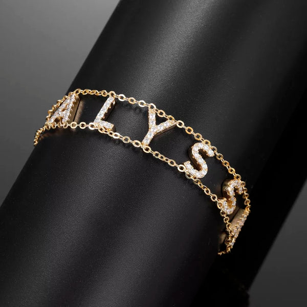 Personalized Name Bracelet HNS Studio Canada