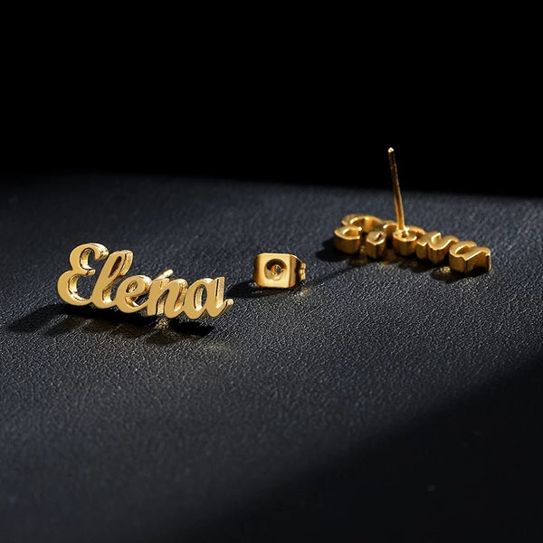 Name Earrings HNS Studio Canada