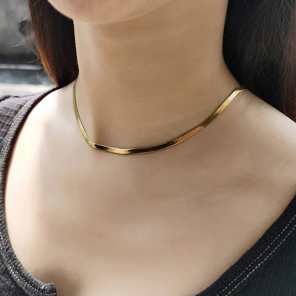 Herringbone Necklace HNS Studio Canada