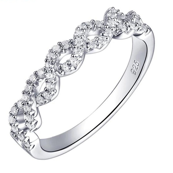 Eternity Infinity Band 925 Sterling Silver HNS Studio Canada