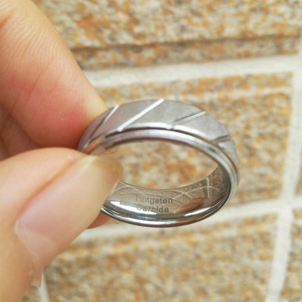 Men's Tungsten Carbide Band-HNS Studio
