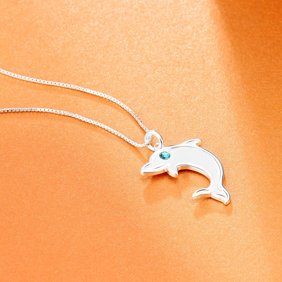 Necklace dolphin hot sale