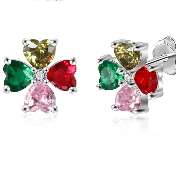 Kids birthstones earrings for Mom HNS Studio Canada