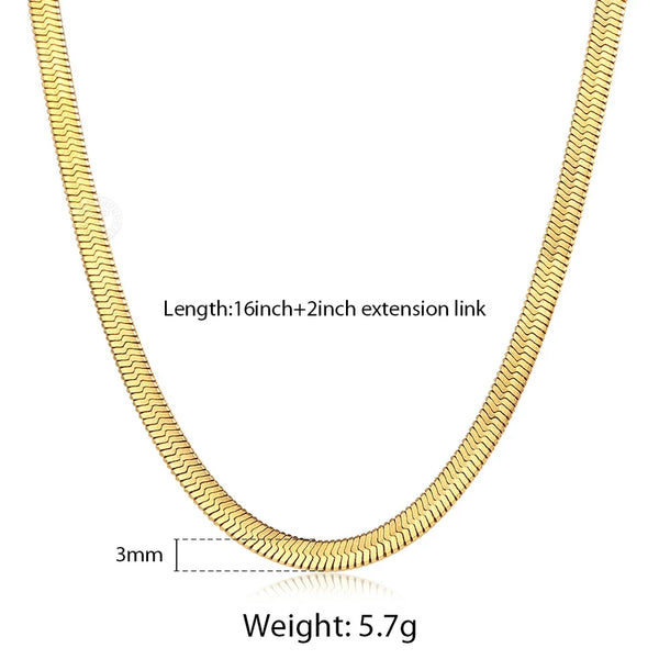 Herringbone Necklace HNS Studio Canada