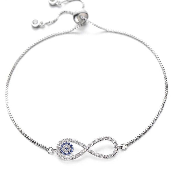 Infinity Bracelet With Evil Eye HNS Studio Canada