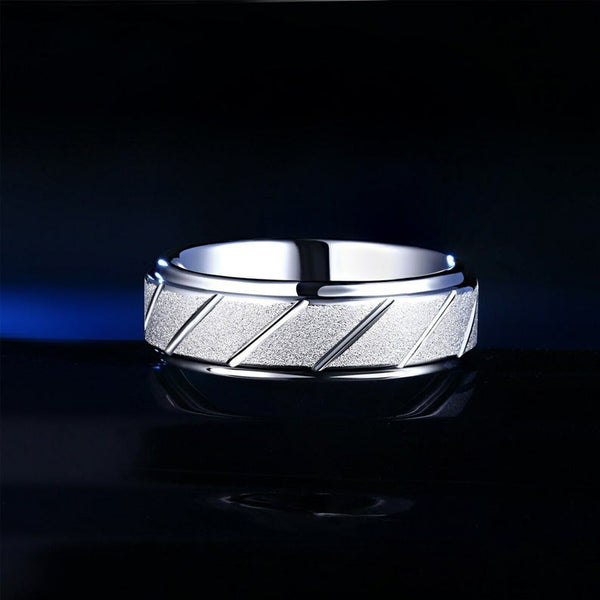 Men's Tungsten Carbide Band-HNS Studio