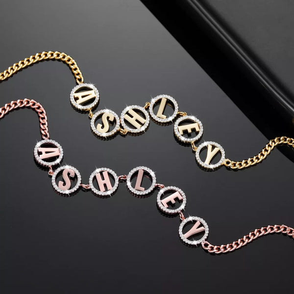 Personalized Name Bracelet HNS Studio Canada