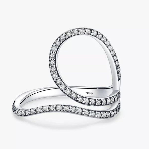 Criss Cross Sterling Silver Ring HNS Studio Canada