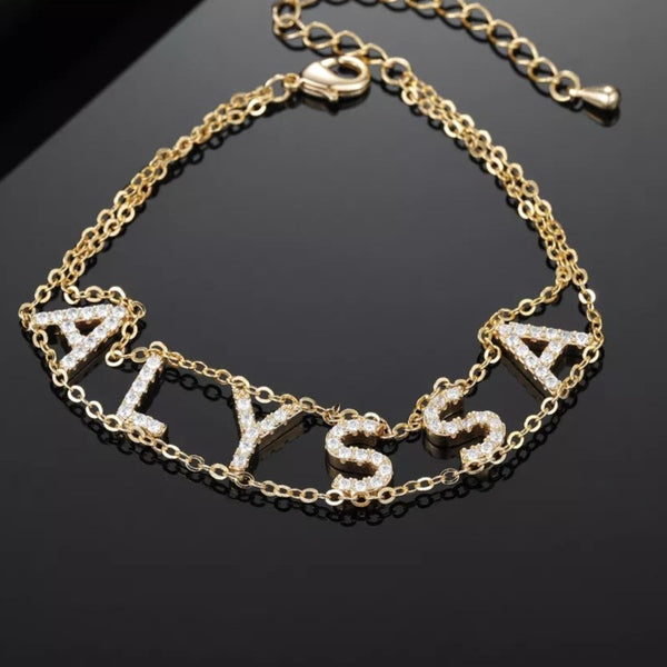 Personalized Name Bracelet HNS Studio Canada