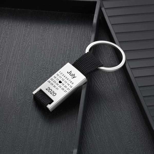 Personalized Calendar Keychain HNS Studio Canada