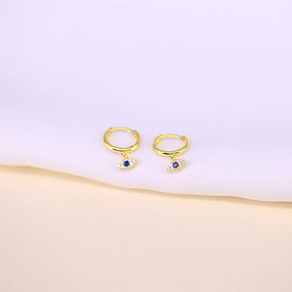 Sterling Silver Evil Eye Earrings HNS Studio Canada