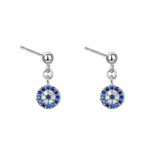 Evil eye earrings