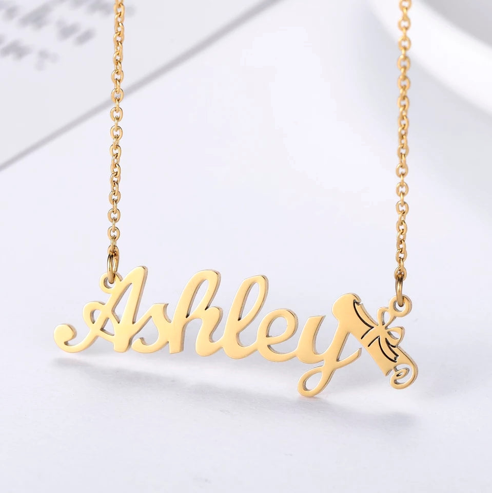 Personalized graduation necklace sale