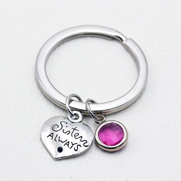 Personalized Sister Gift Keychain HNS Studio Canada