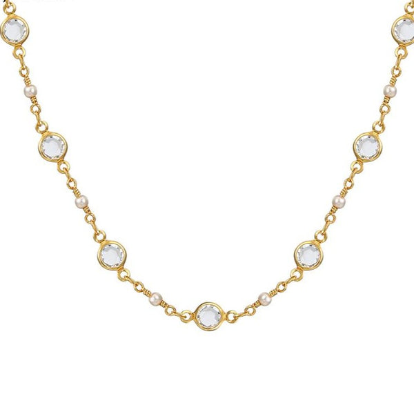 14k Gold Filled Pearl Anklet HNS Studio Canada